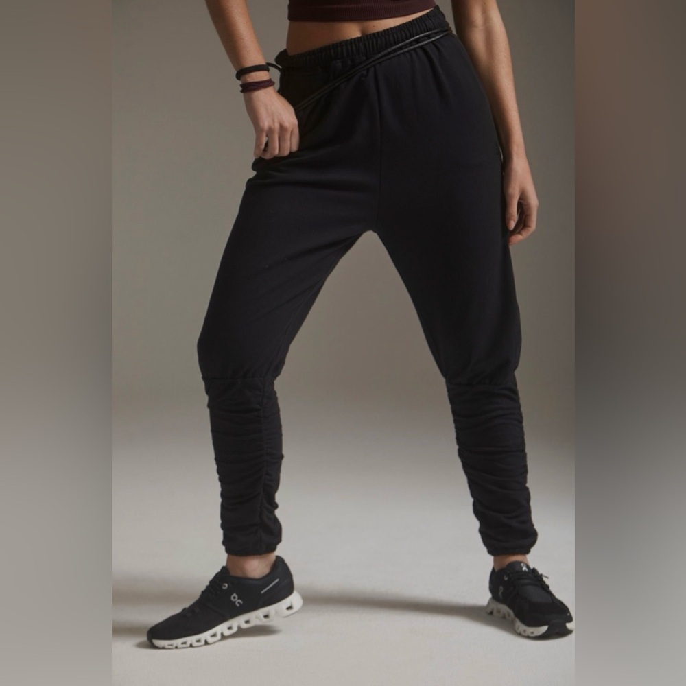 Free People Grey Black Charcoal Field Jogger Pants